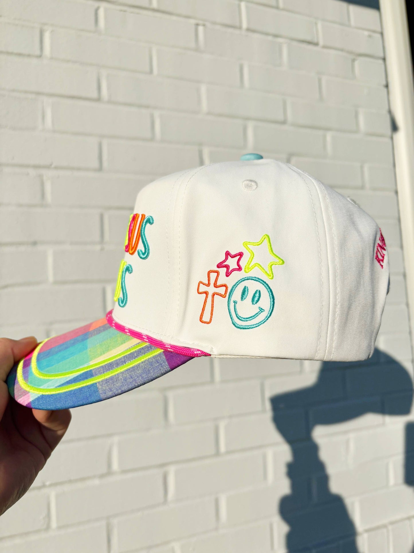 Make Jesus Famous Plaid Hat