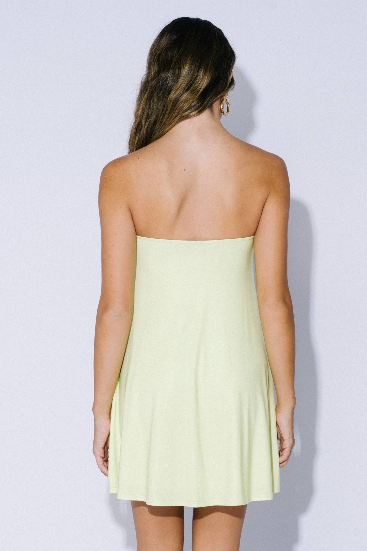 Flowy Hibiscus Mini Dress