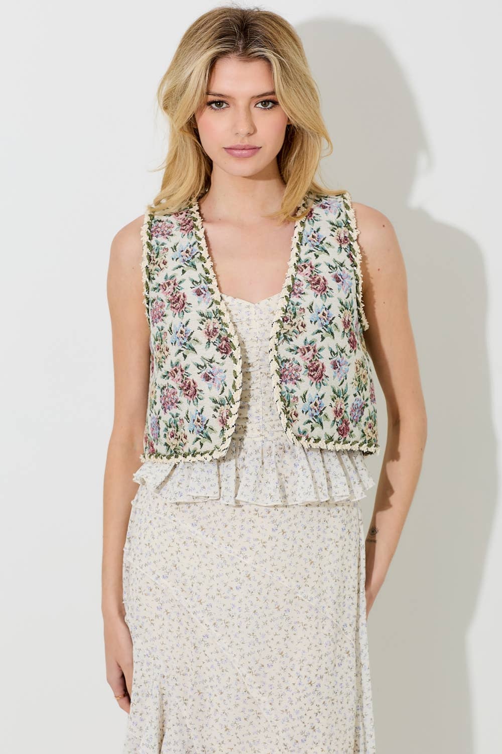 Prairie Print Vest