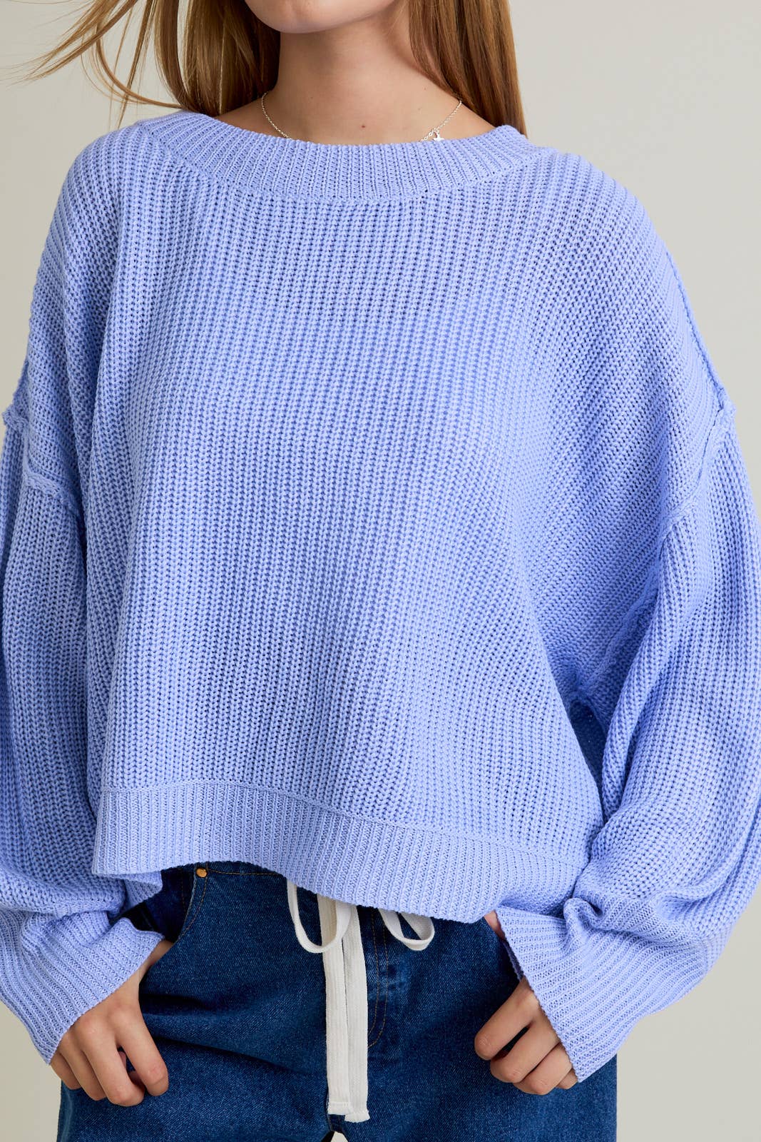 Blue Pullover Sweater