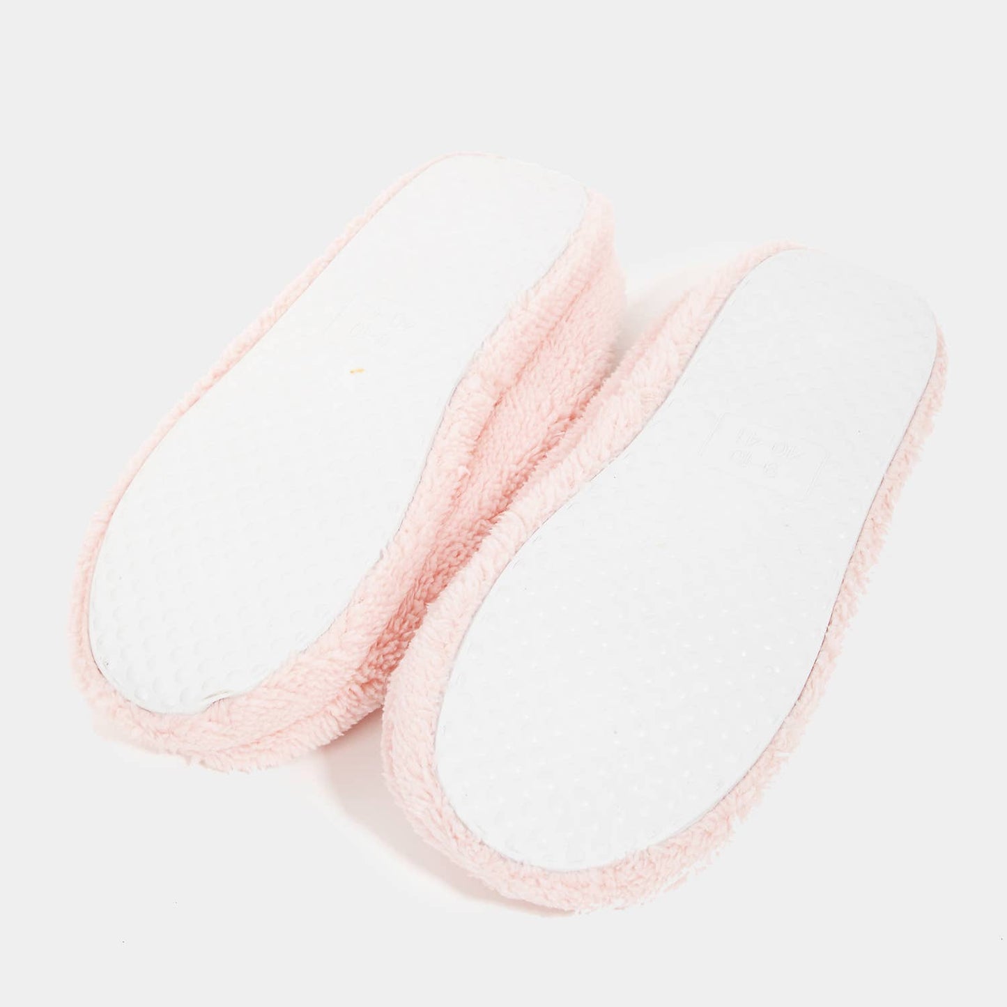 Cherry Pattern Fur Slippers