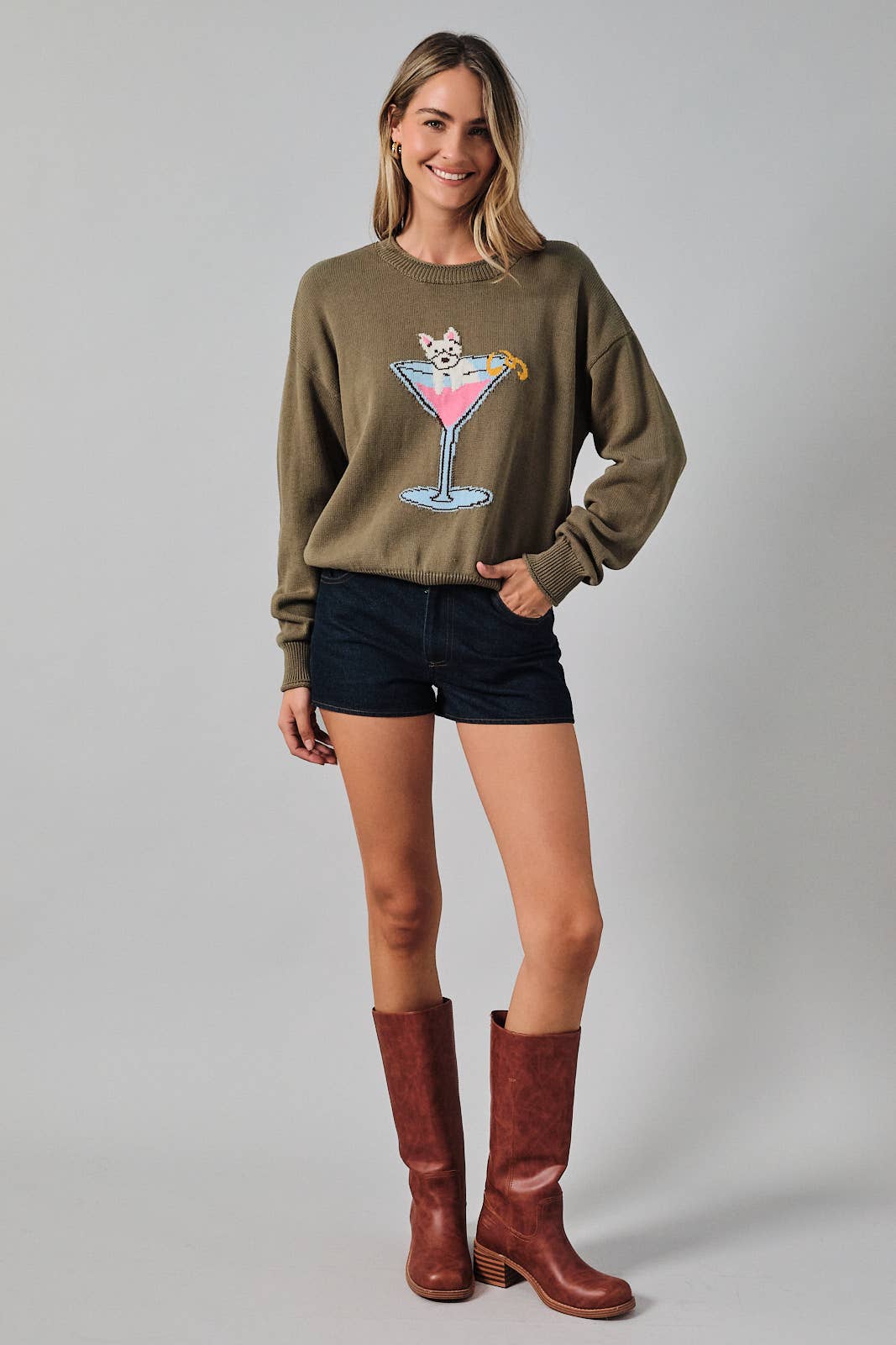 Schnauzer Martini Sweater