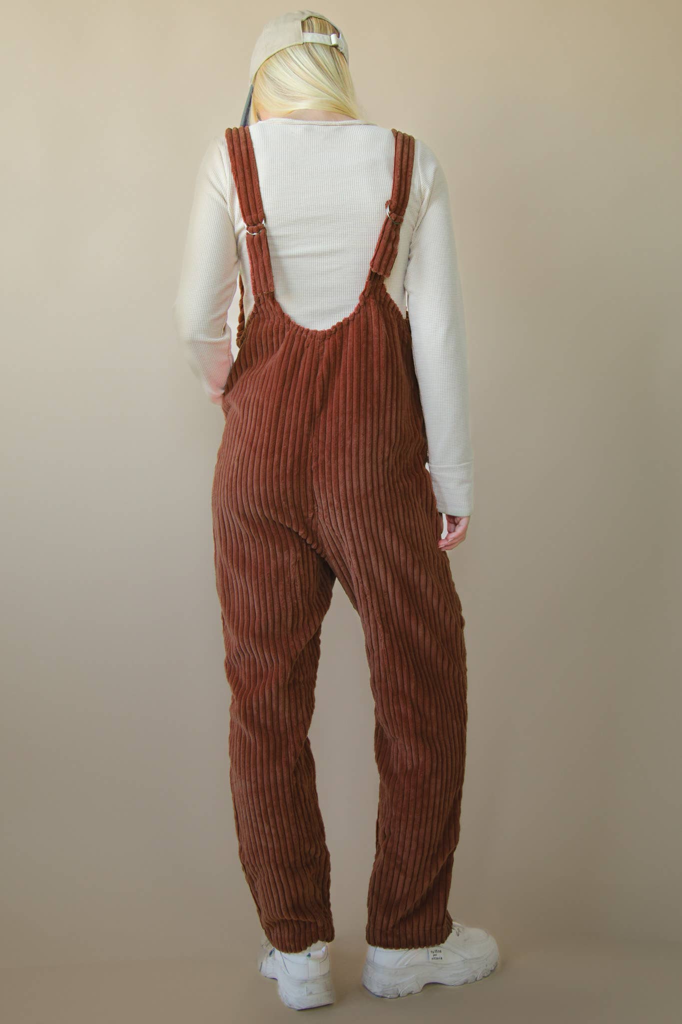 Chocolate Corduroy Jumpsuit