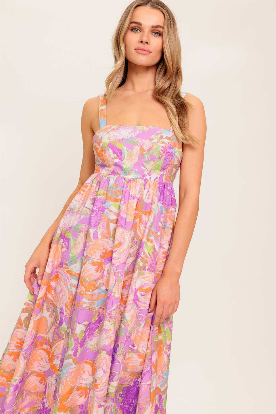 Painted Paradise Midi Dress