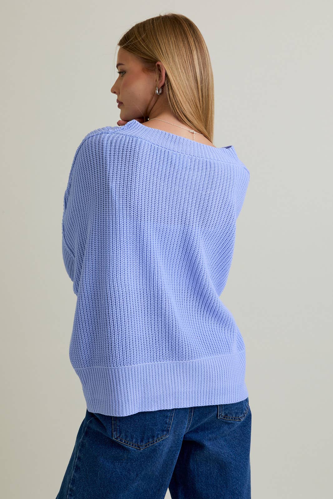 Blue Pullover Sweater