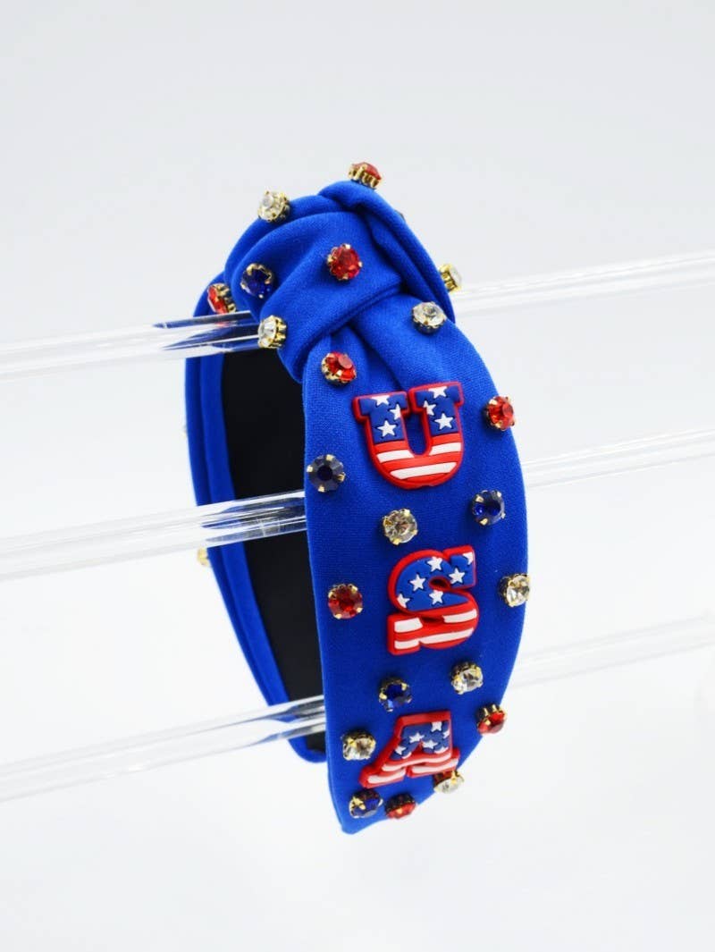 4th of July Rhinestone Headband