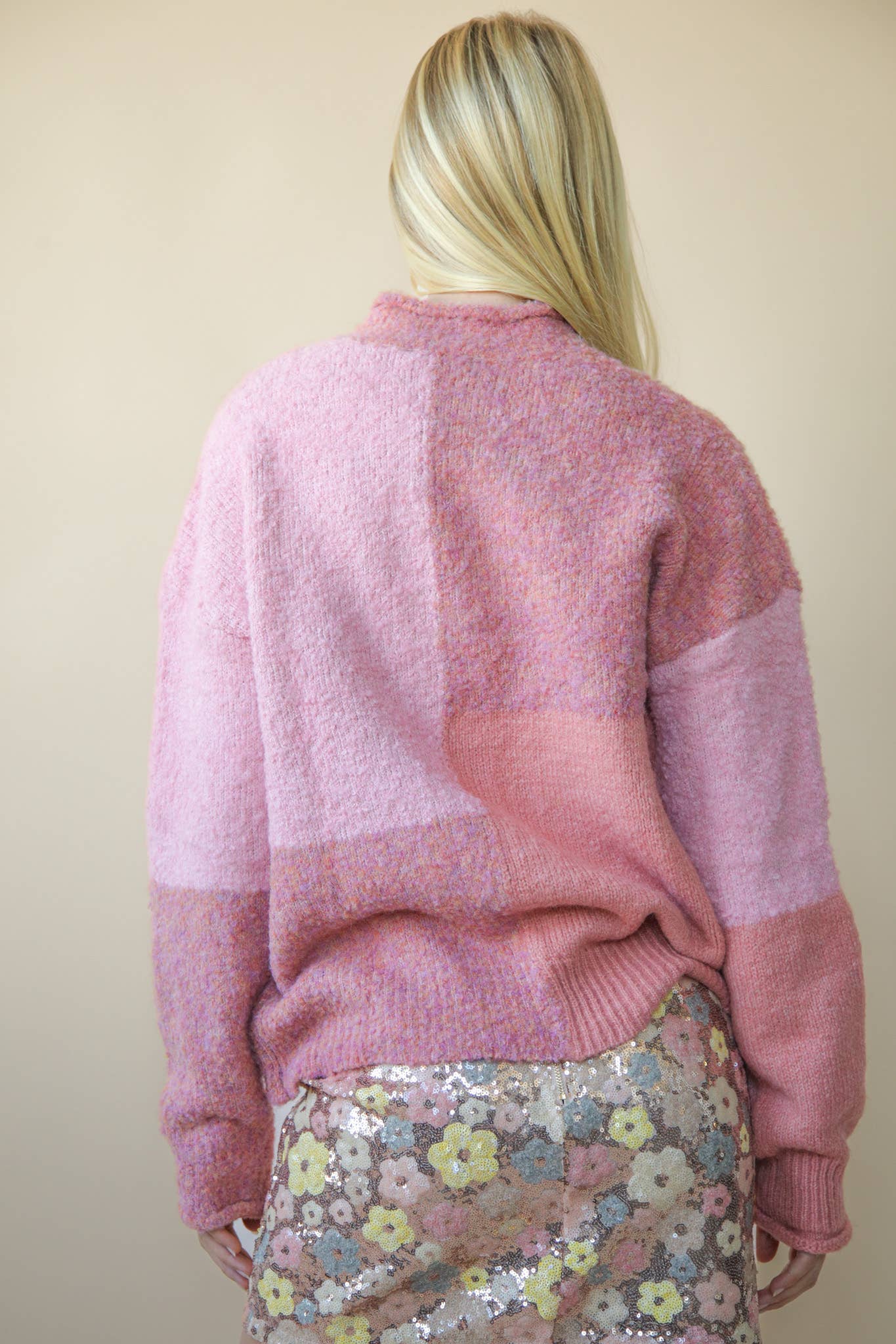 Polly Purple Cozy Knit Sweater