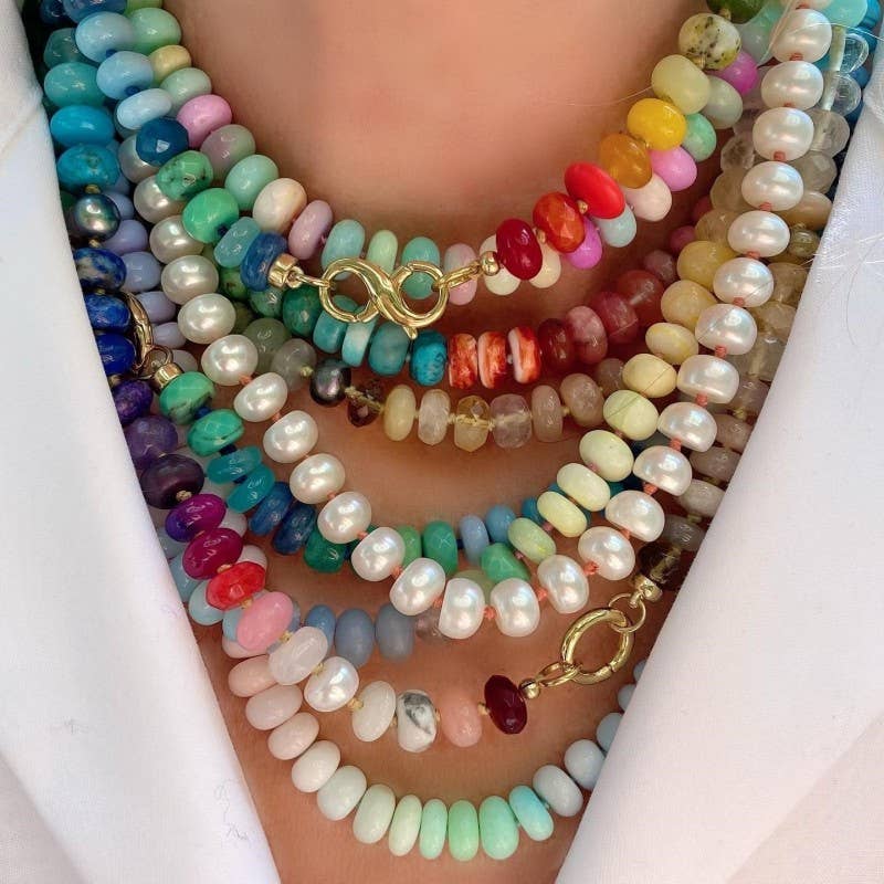 Natural Stone Mixed Necklace