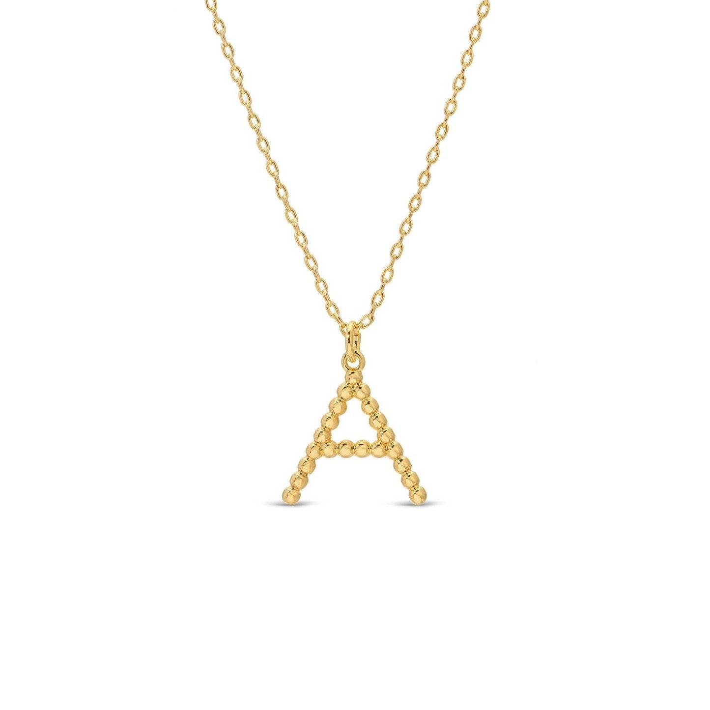 Delicate Gold Initial Pendant