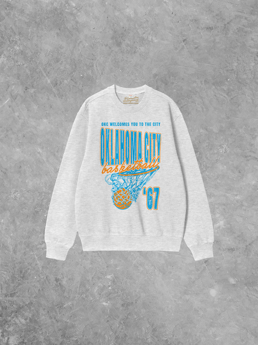 90's Oklahoma City Basketball Sweatshirt