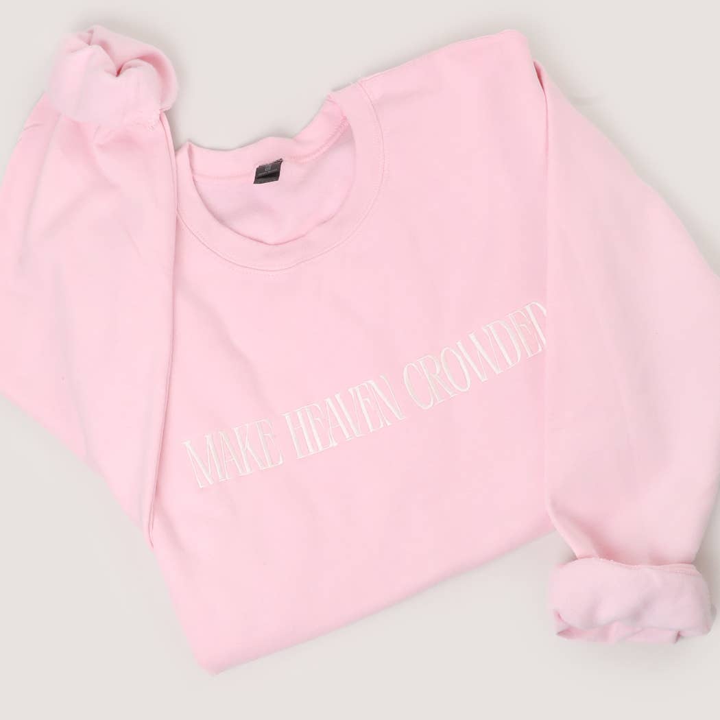 MAKE HEAVEN CROWDED Sweatshirt - Red