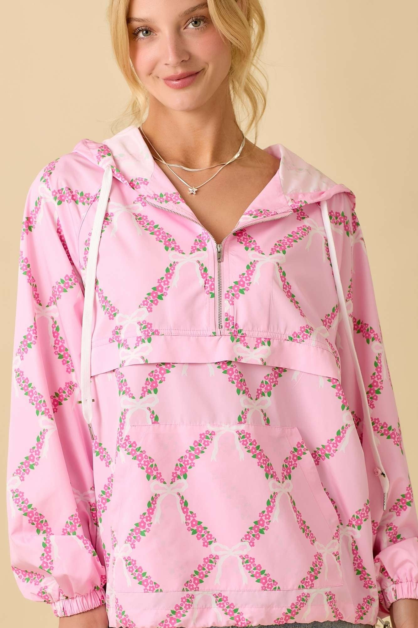 Pink Coquette Windbreaker