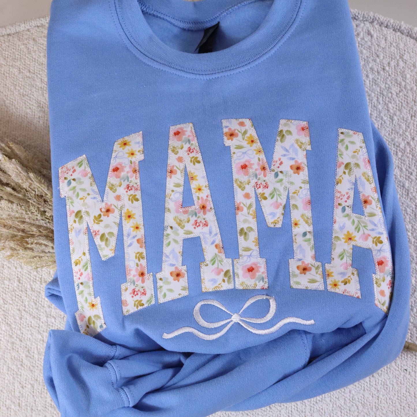 Floral Mama Bow Sweatshirt
