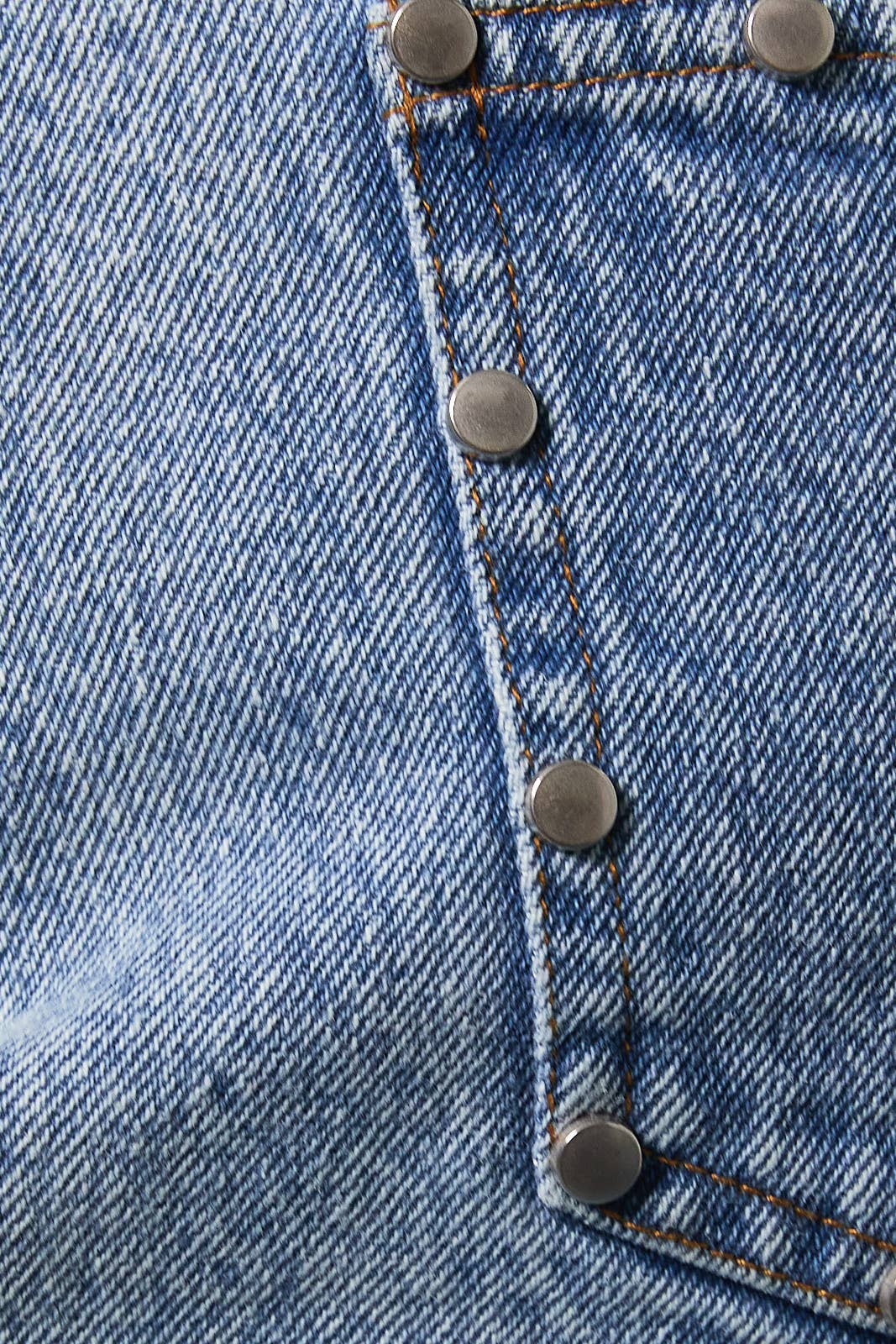 Studded Denim Shorts