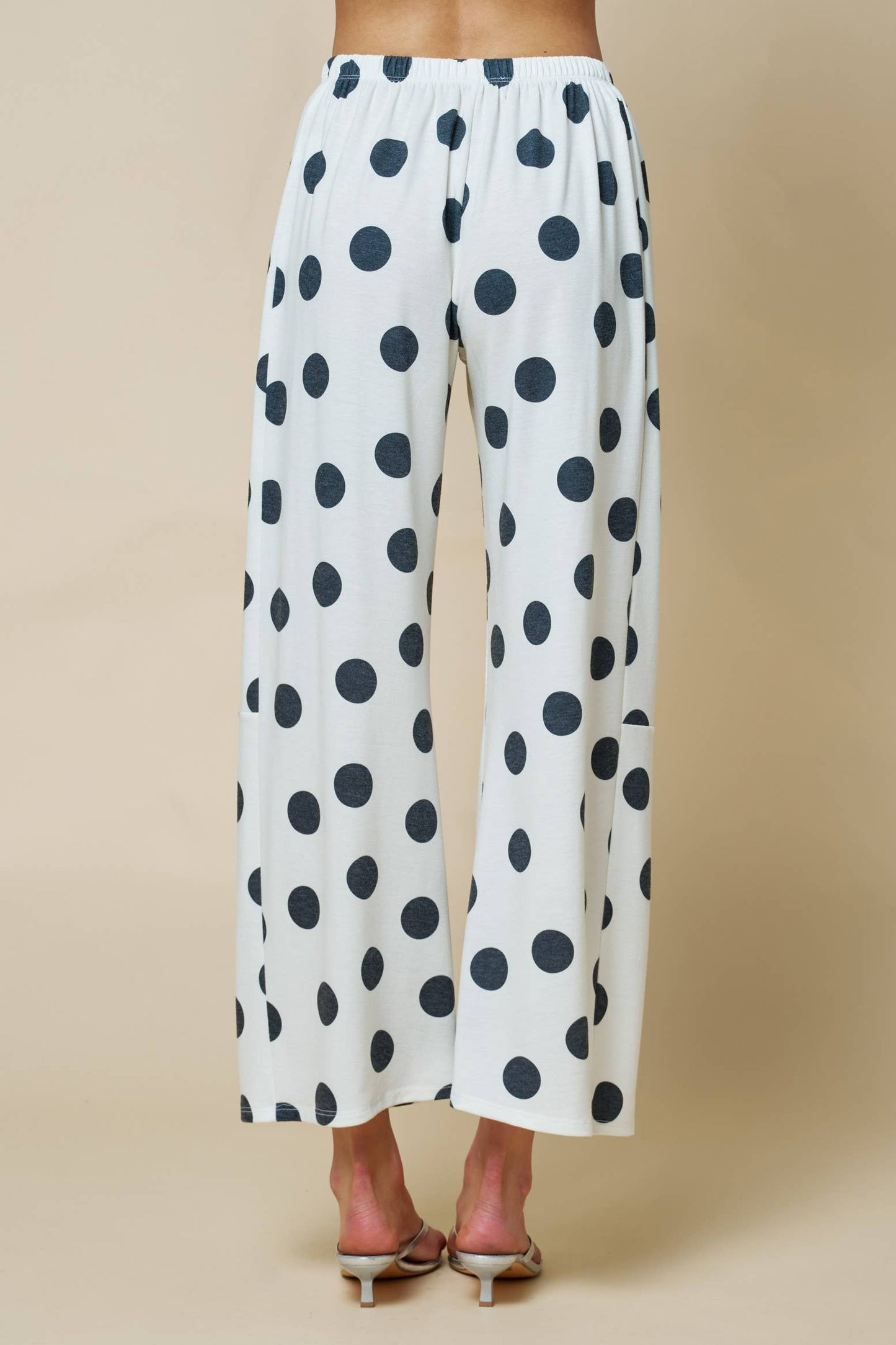 Polka Dot Wide Leg Pants