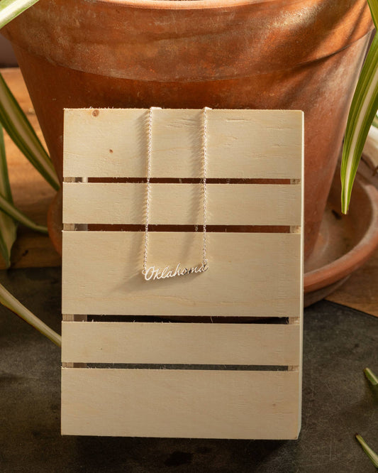 Silver Oklahoma Necklace