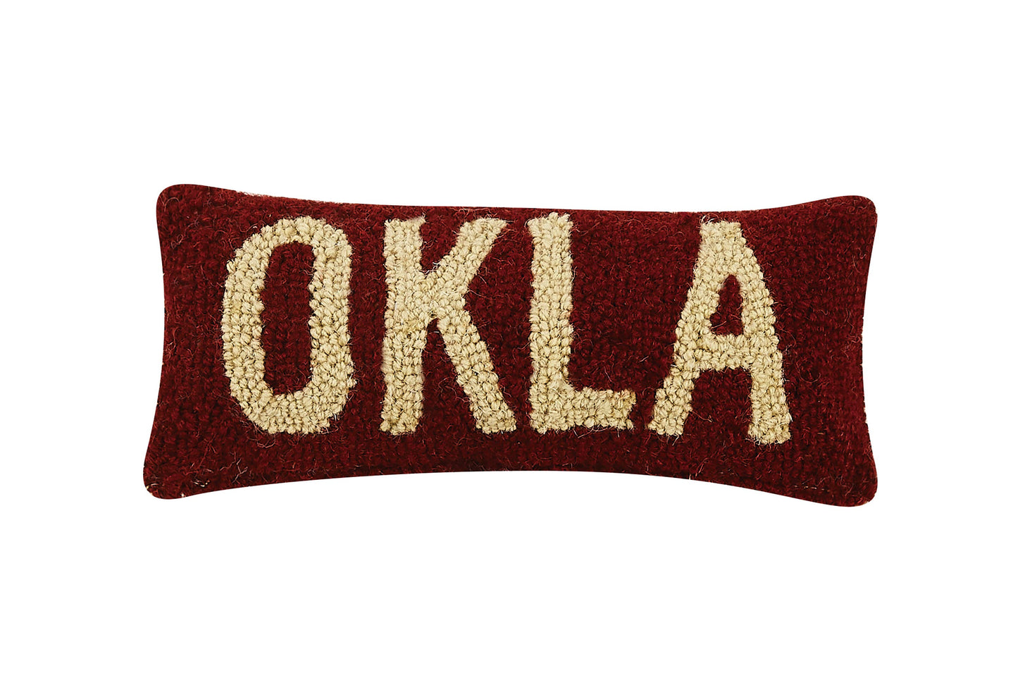 Okla Red/White Pillow