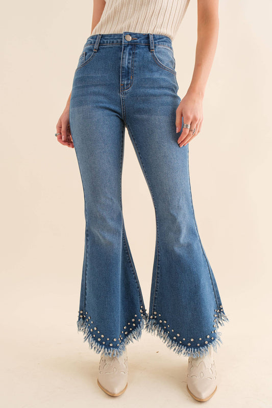 Rhinestone Rodeo Distressed Jeans
