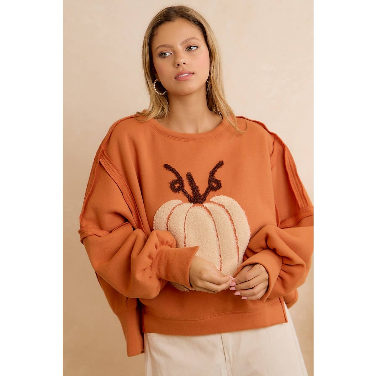 Pumpkin Patch Pullover Sweatshirt