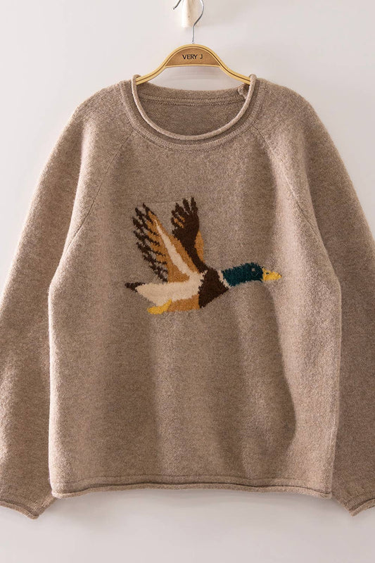 Mocha Mallard Sweater