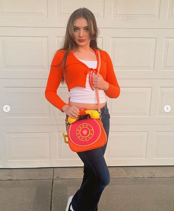 Fruity Fresh Pink Ring Ring Phone Handbag