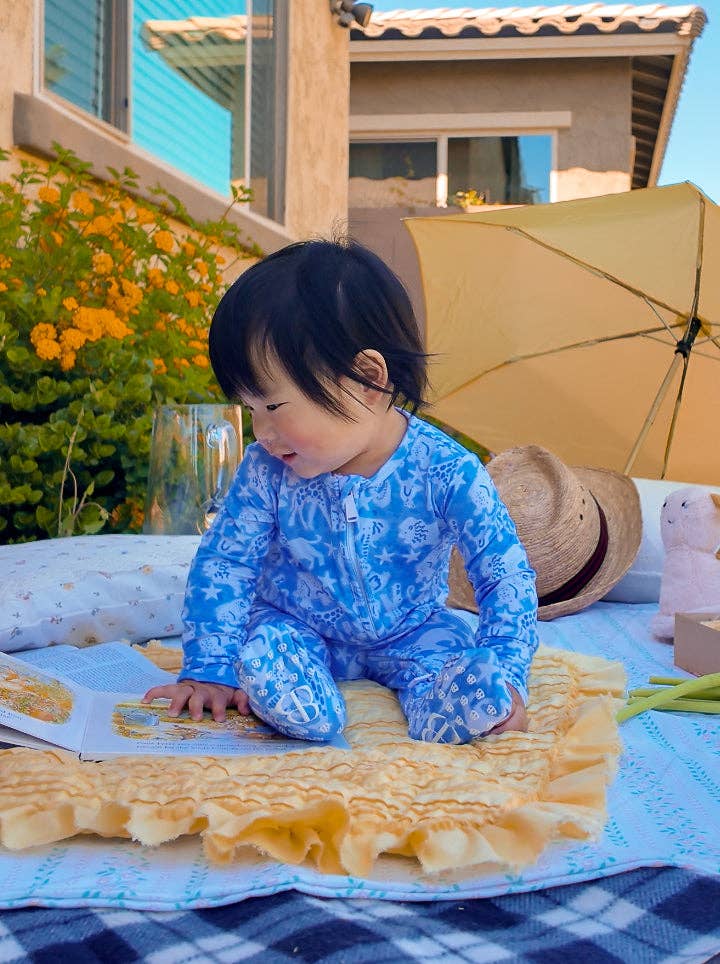 Cloud Safari Bamboo Baby Pajamas