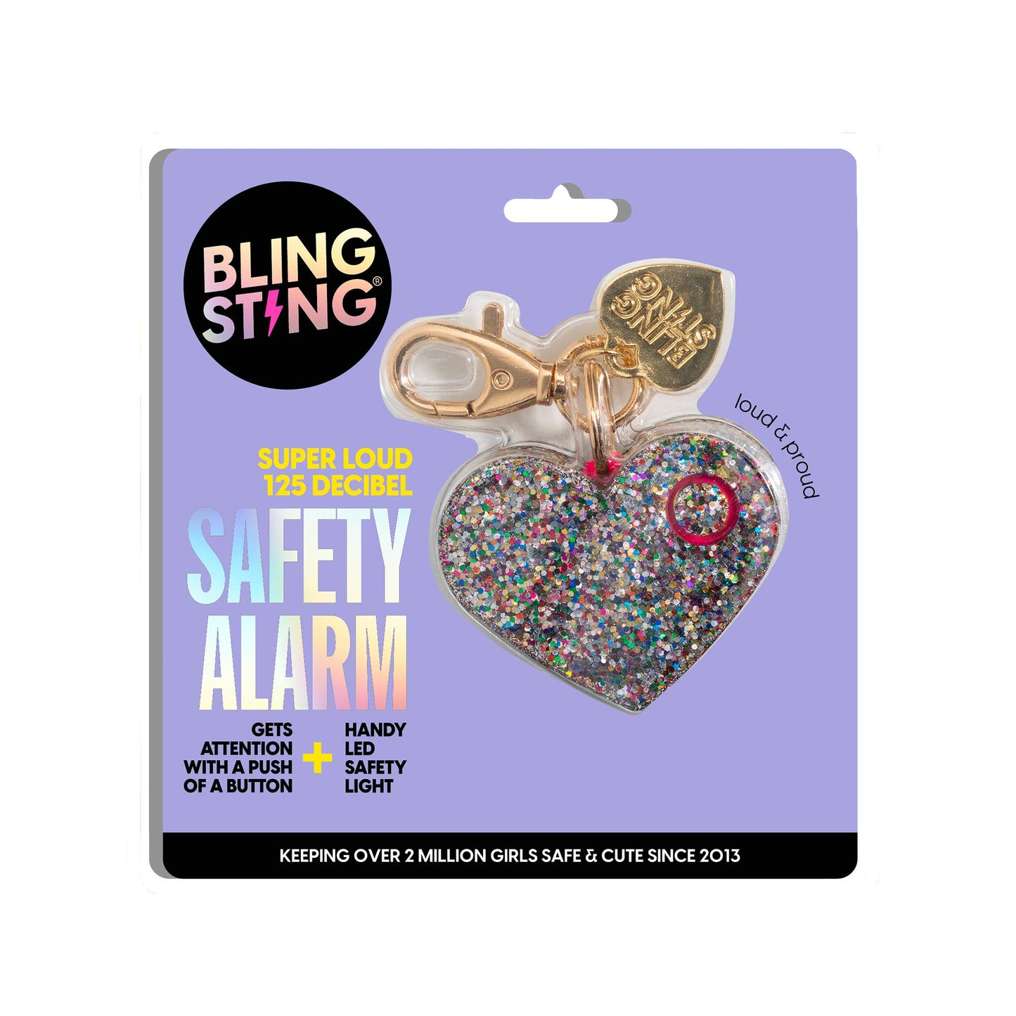 Heart Safety Alarm - Glitter