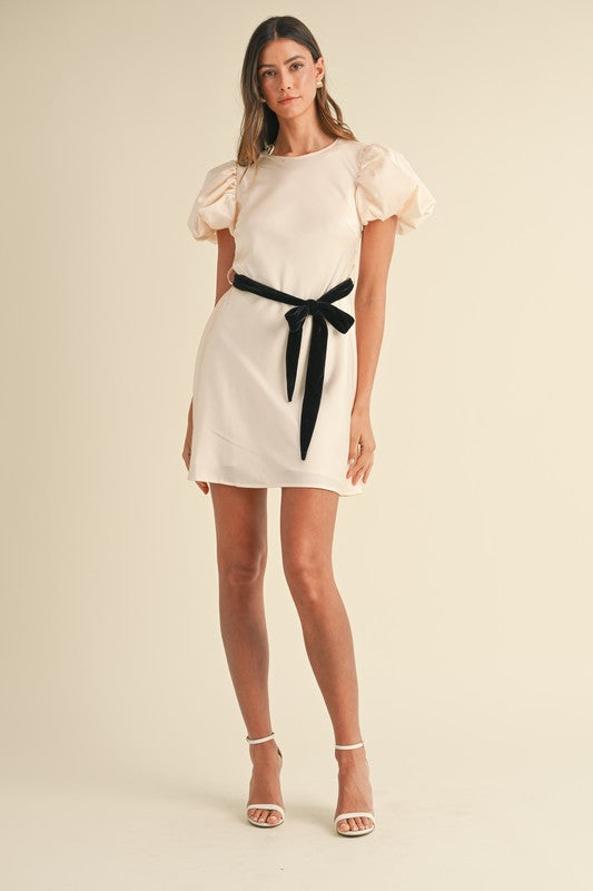 Silky Satin Mini Dress