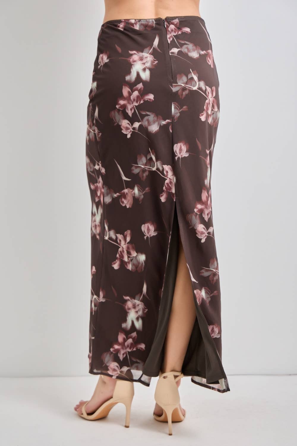 Whimsical Floral Midi Skirt