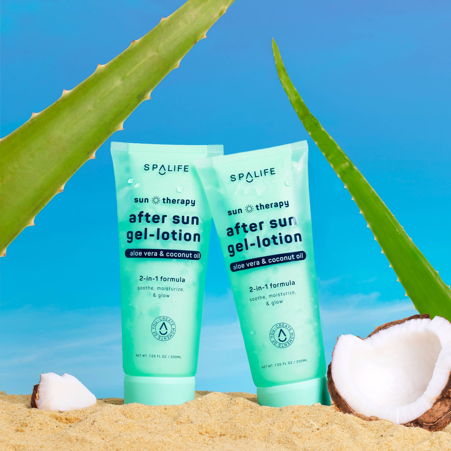 After Sun Gel-Lotion Aloe & Coconut Oil