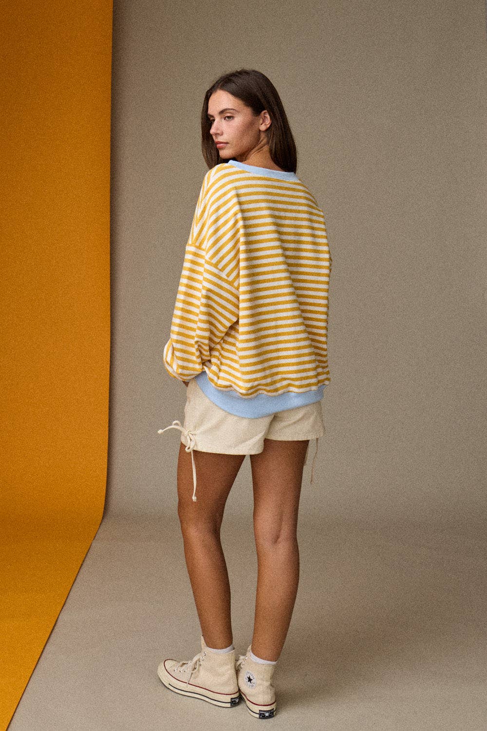 Striped Relaxed Fit Pullover