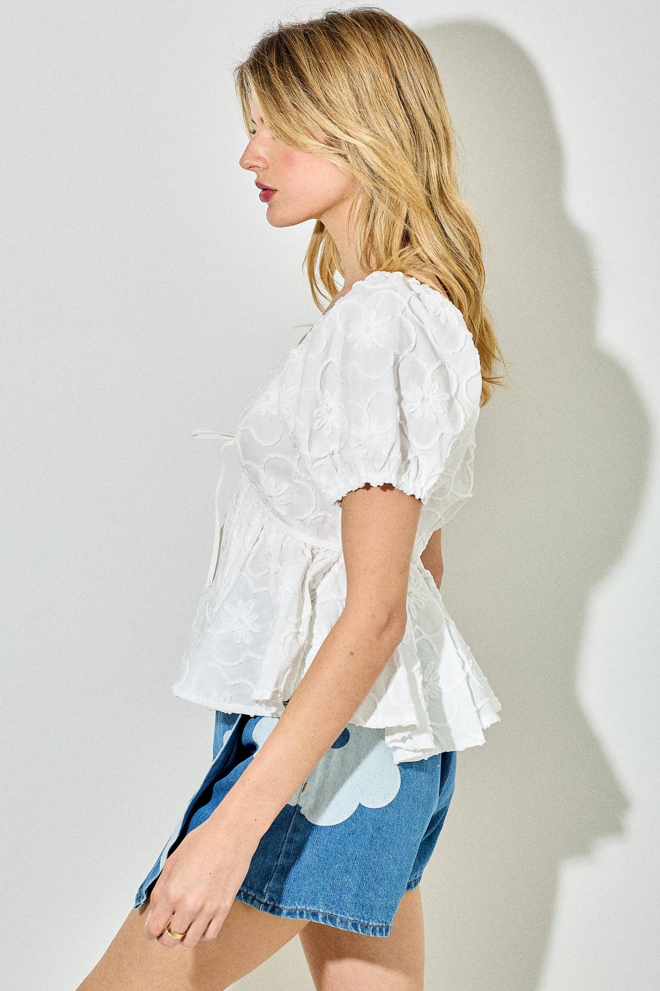 Positano Puff Sleeve Top