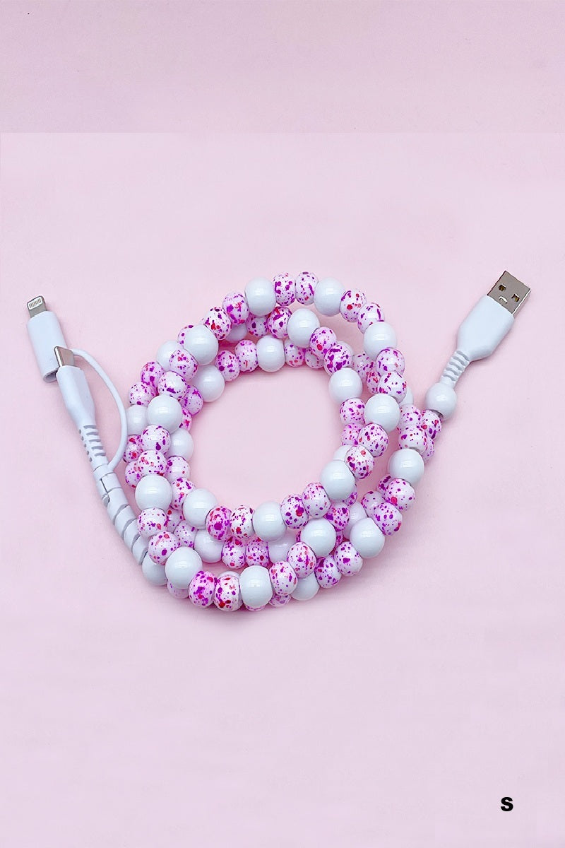 Beaded Cord Phone Charger