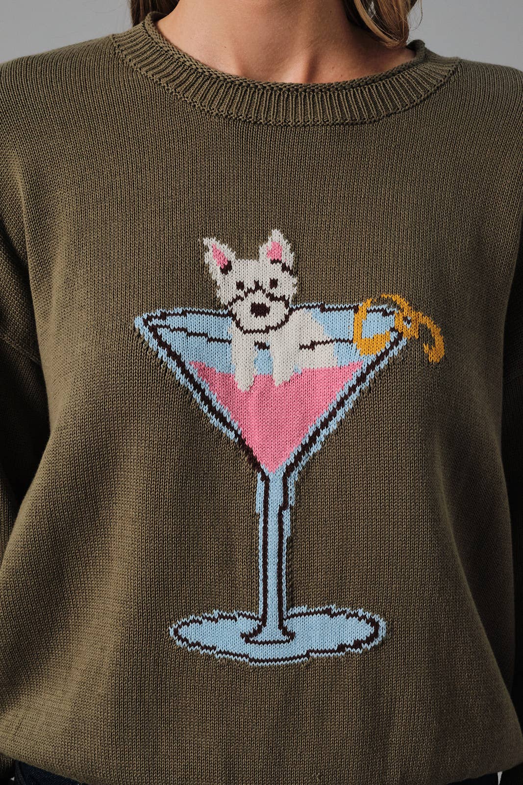 Schnauzer Martini Sweater