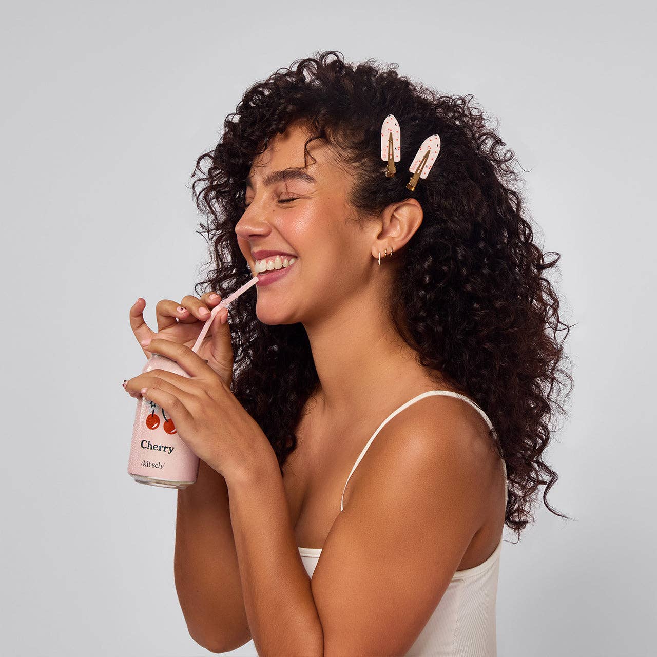 Cherry Creaseless Clips 4pc Set