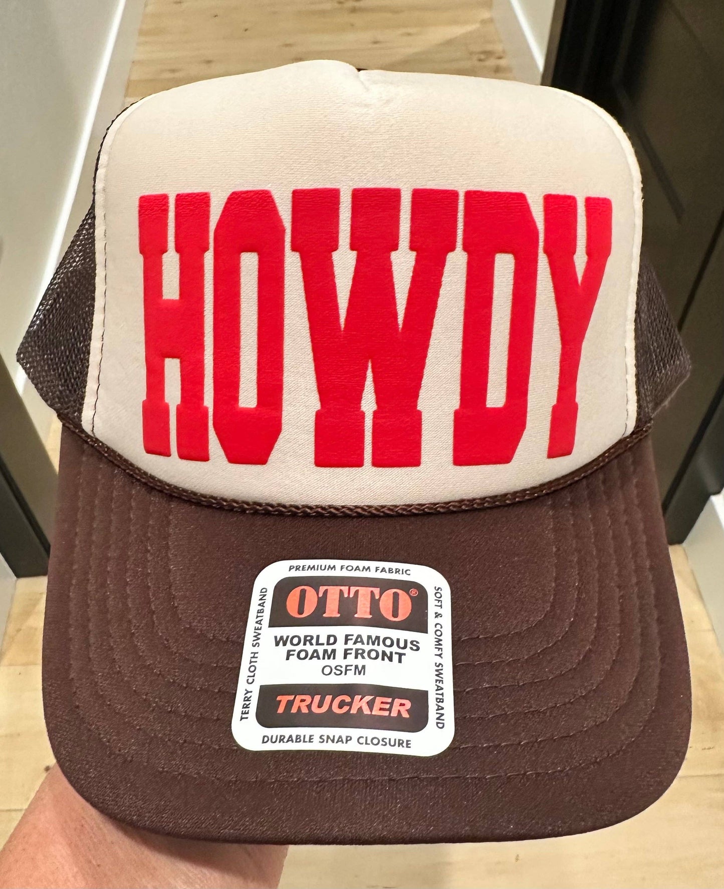 HOWDY Puff Trucker Hat