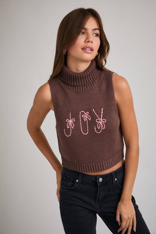 JOY Candy Knit Top