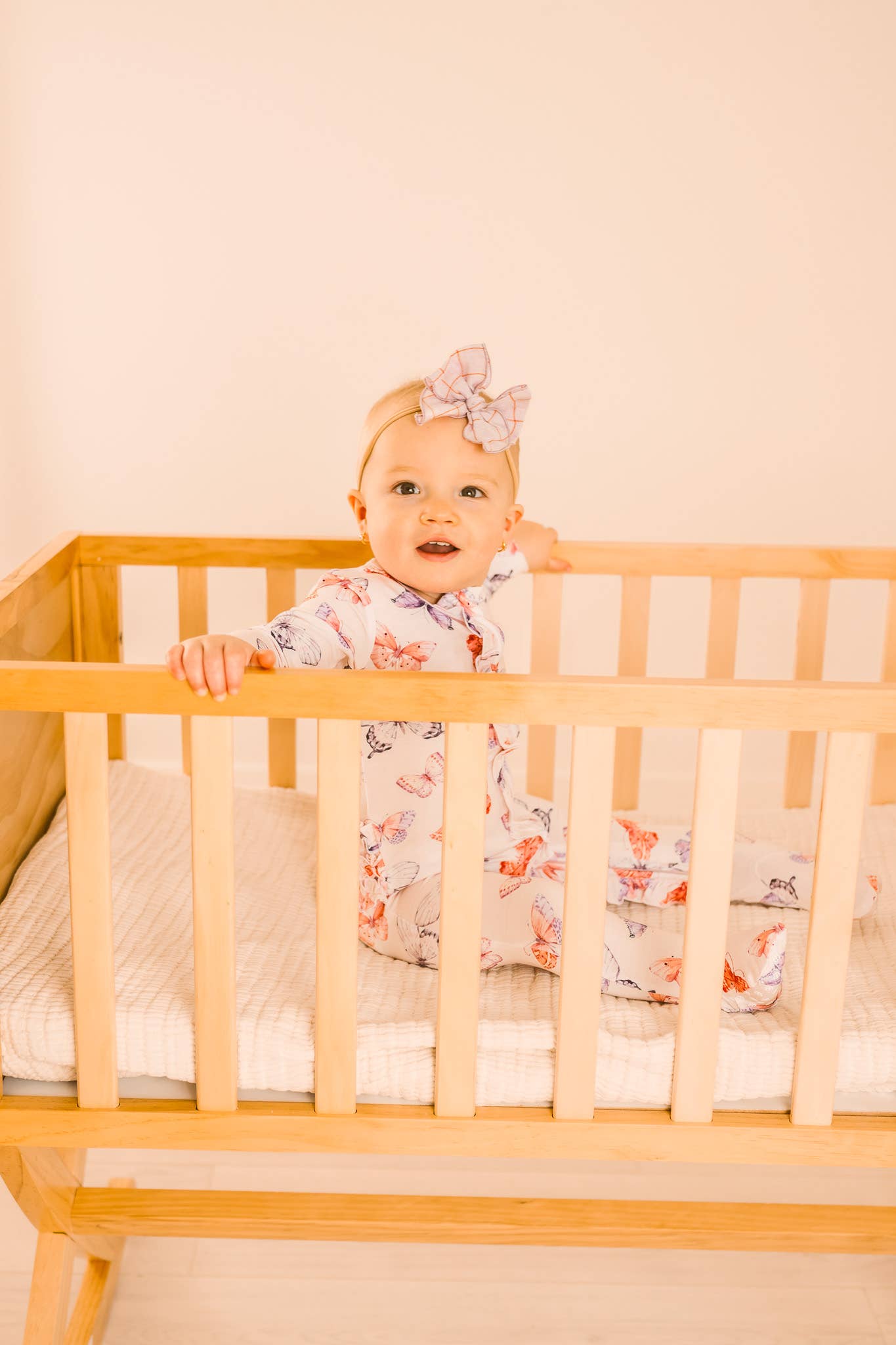 Whimsical Wings Bamboo Ruffle Onesie