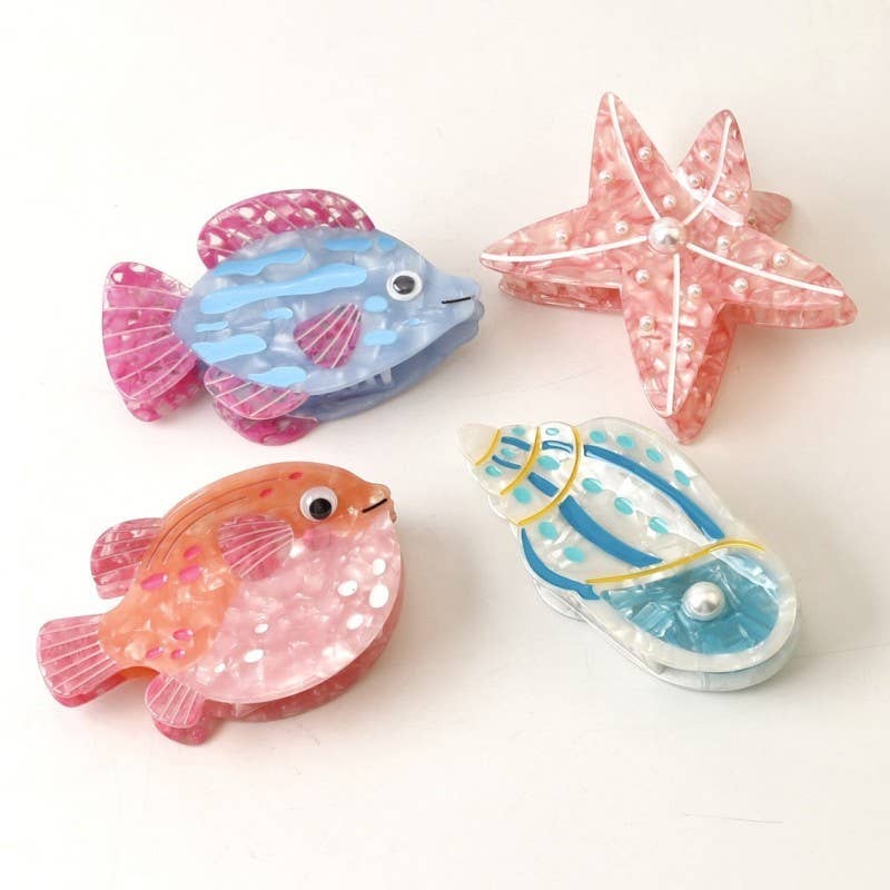 Seaside Hair Clips