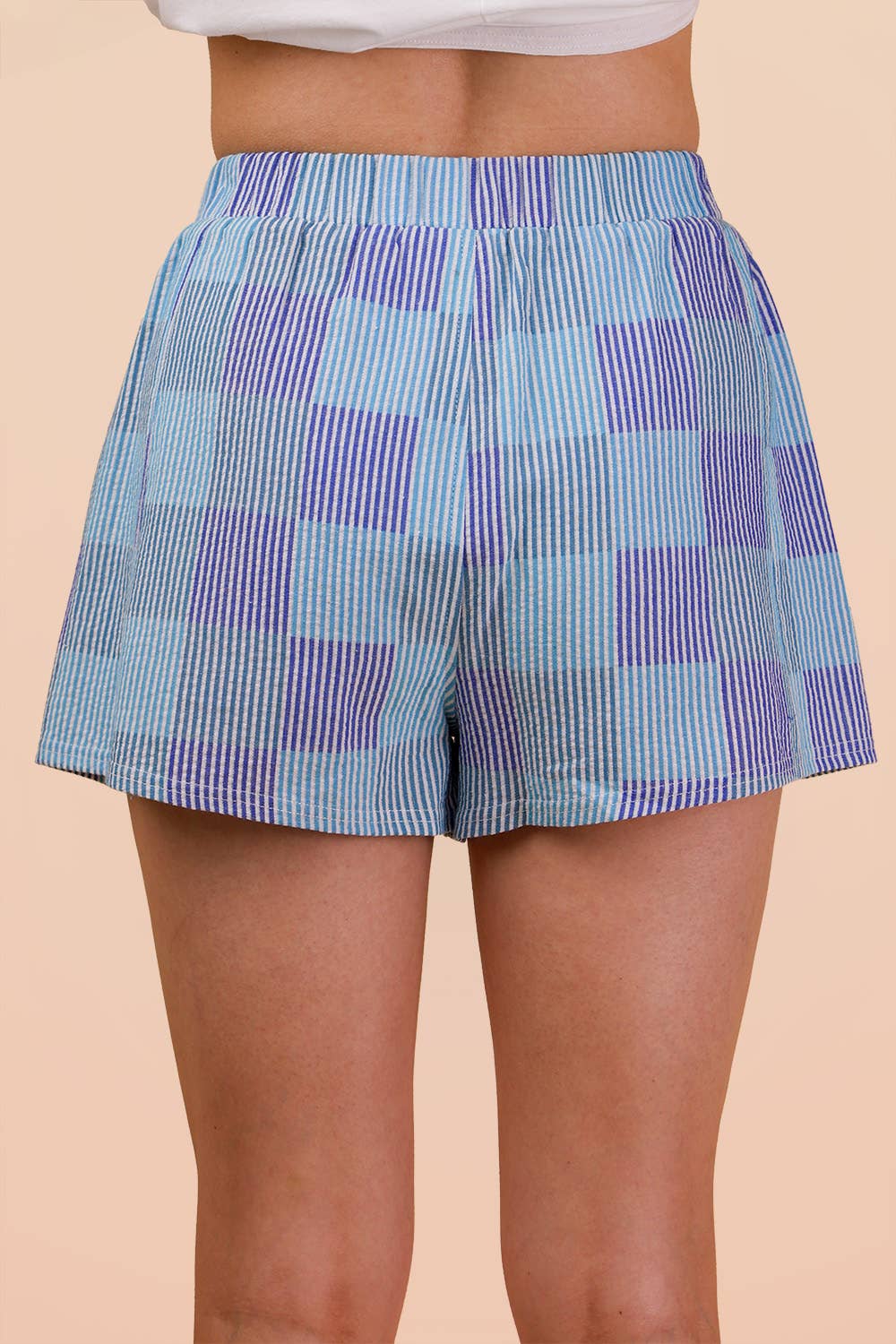 Checker Boxer Shorts - BLUE