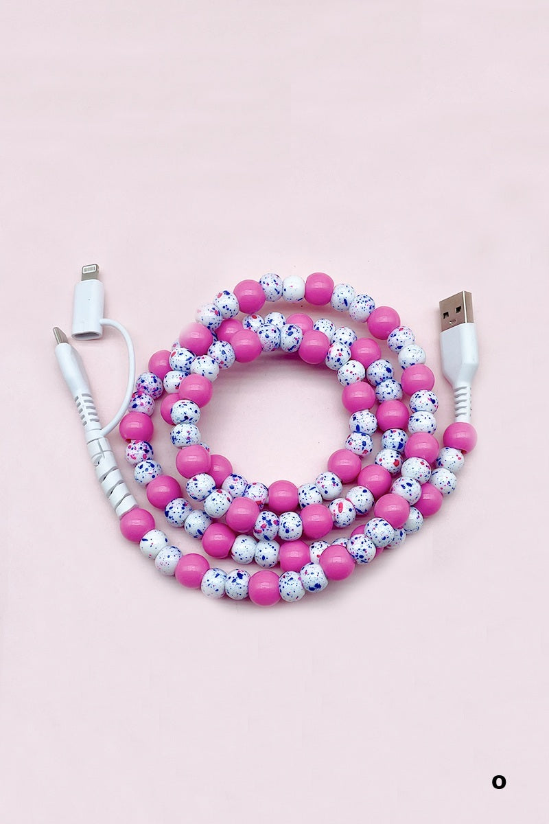 Beaded Cord Phone Charger