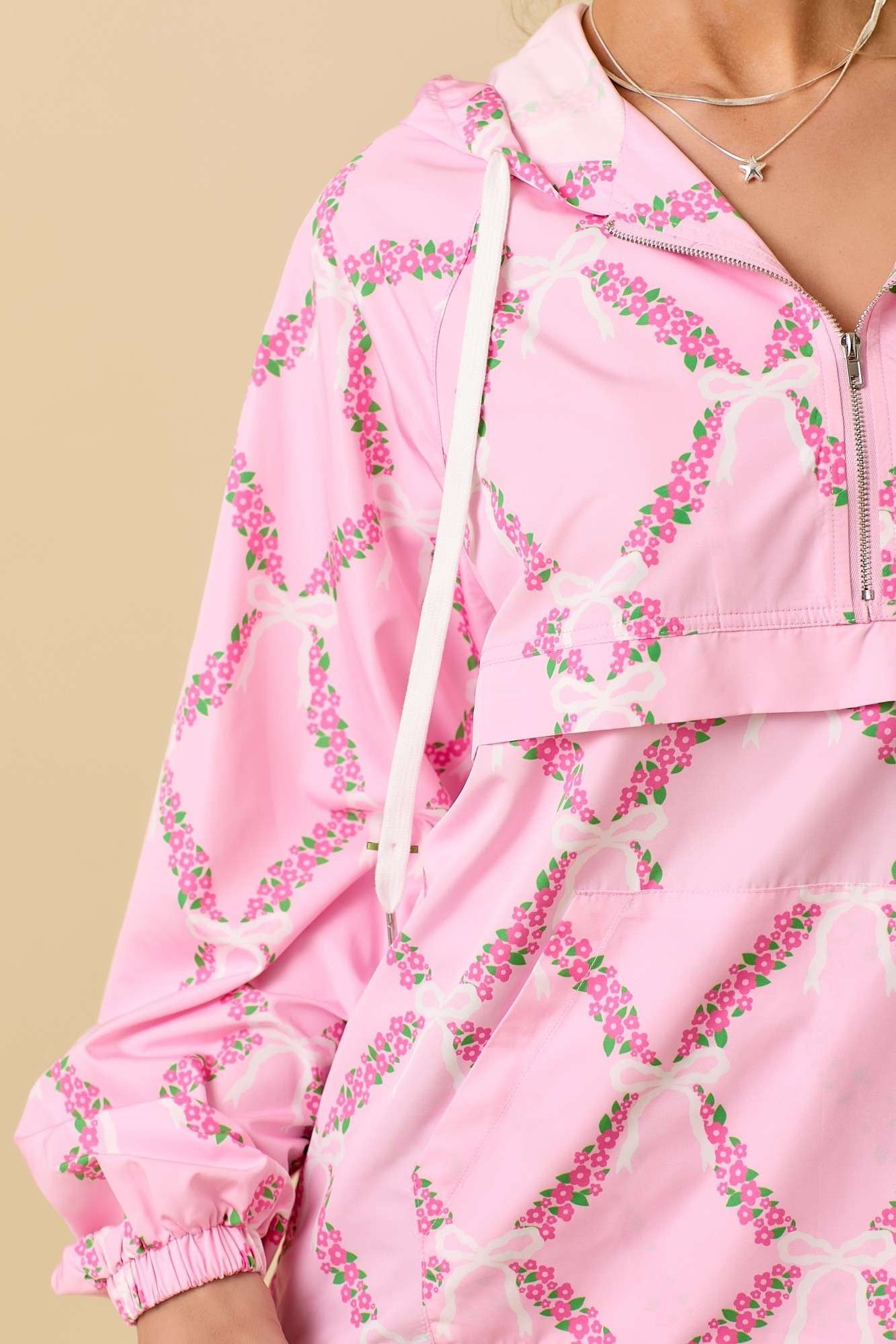 Pink Coquette Windbreaker