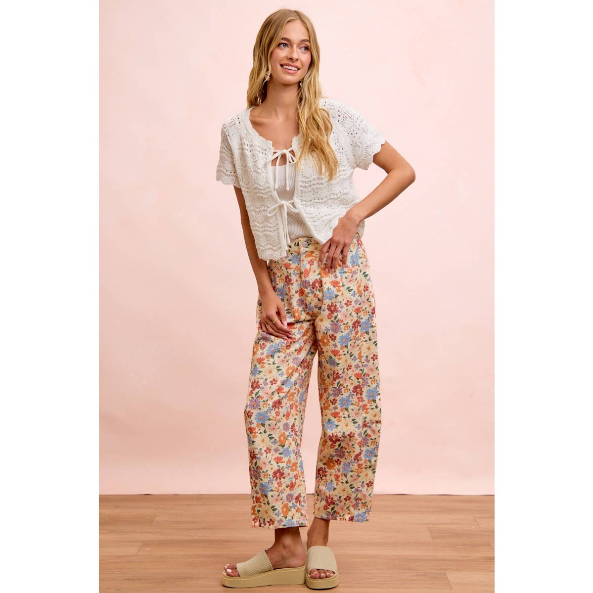 Prairie Petal Barrel Pants