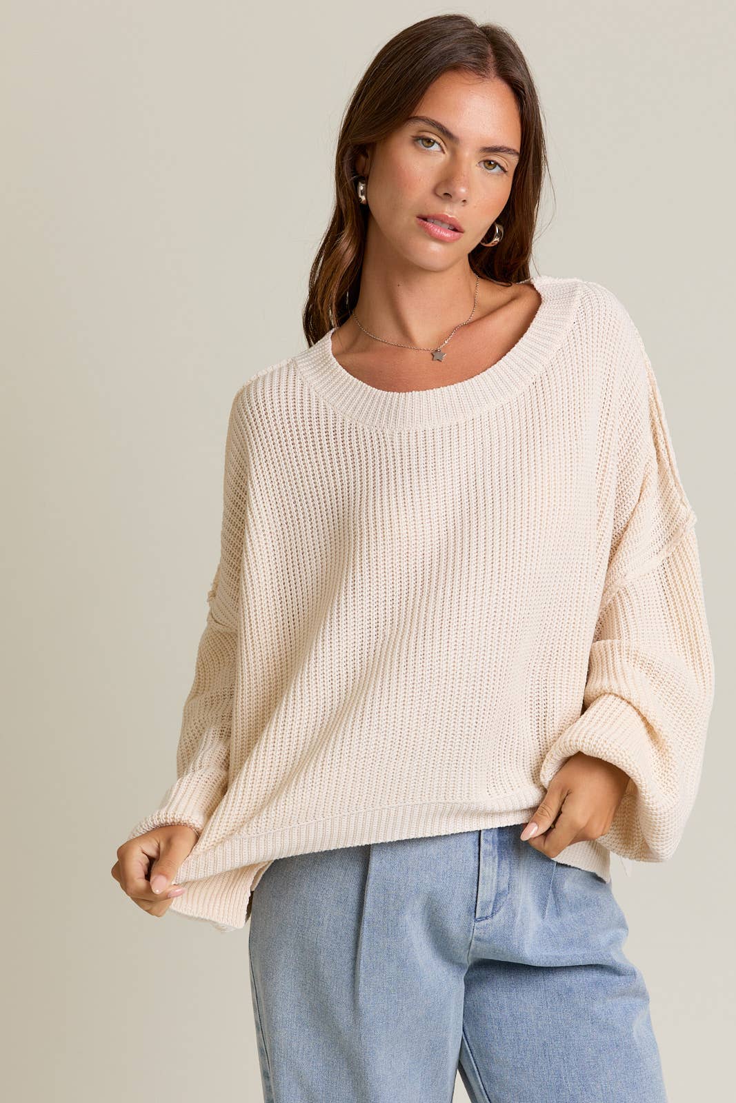 Ivory Pullover Sweater