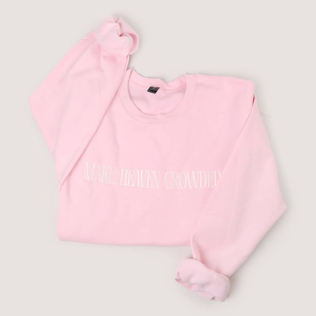 MAKE HEAVEN CROWDED Sweatshirt - Red