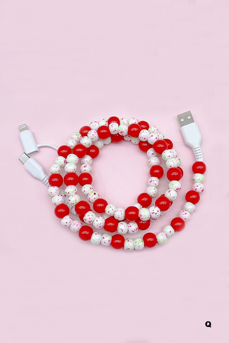 Beaded Cord Phone Charger