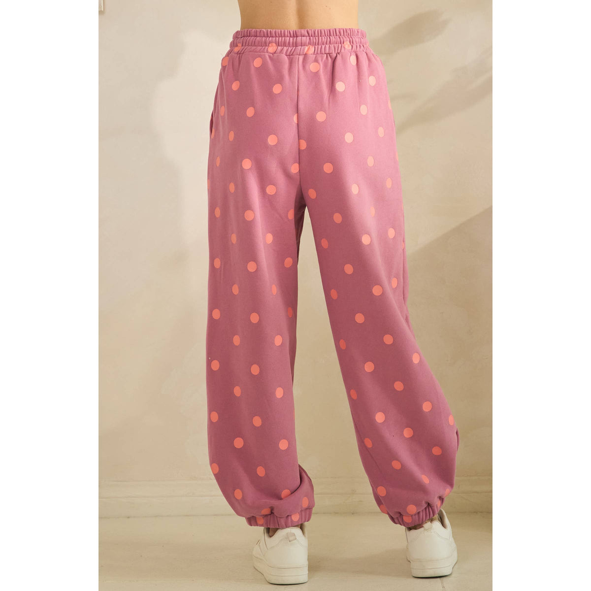 Plum Playful Dot Lounge Pants