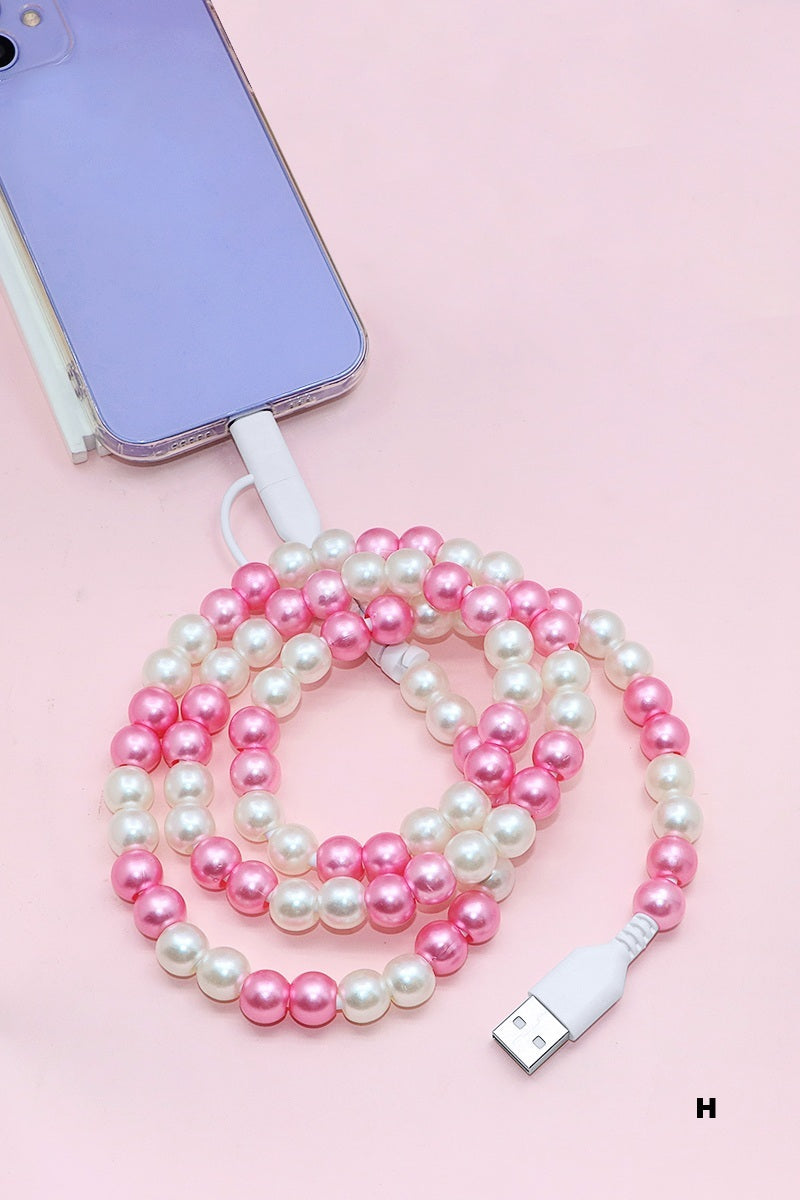 Beaded Cord Phone Charger