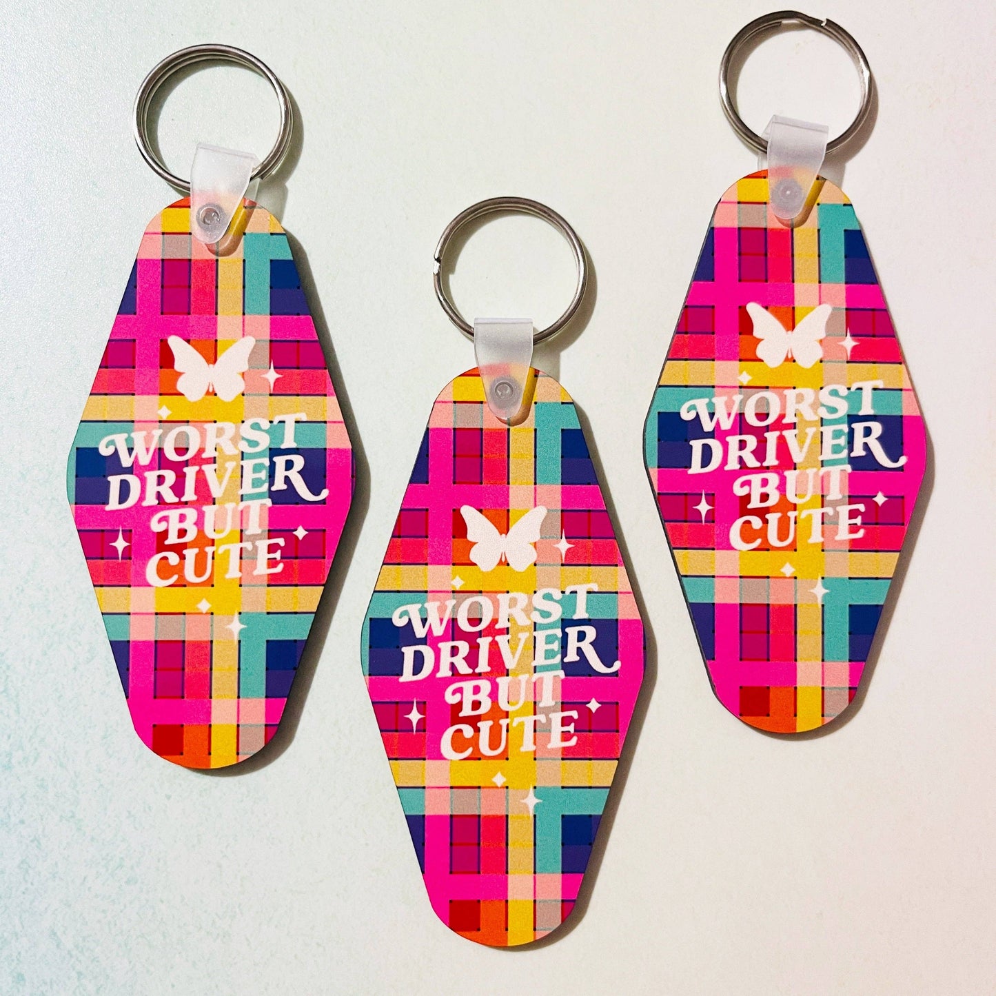 Worst Driver But Cute Keychain