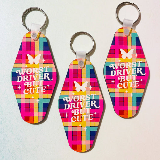 Worst Driver But Cute Keychain